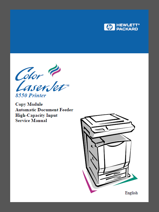 HP Color LaserJet 8550 MFP Service Manual-1
